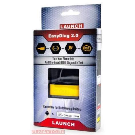 Мультимарочный сканер Launch Easydiag 2.0 plus + 2 марки в комплекте